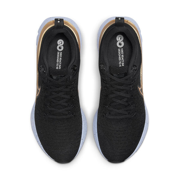 Кроссовки react infinity run flyknit 2 Nike, черный — фото 4