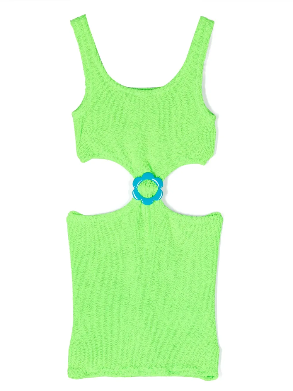 

Декорированное платье с вырезами Mc2 Saint Barth Kids, зеленый