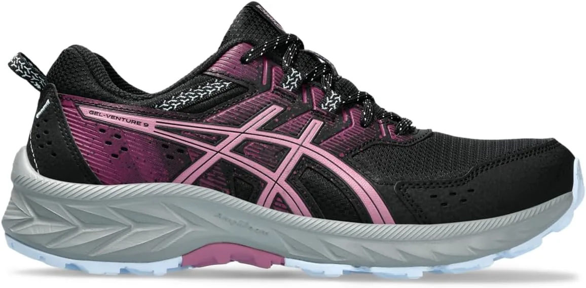 Женские беговые кроссовки ASICS Gel-Venture 9, черный — фото 3