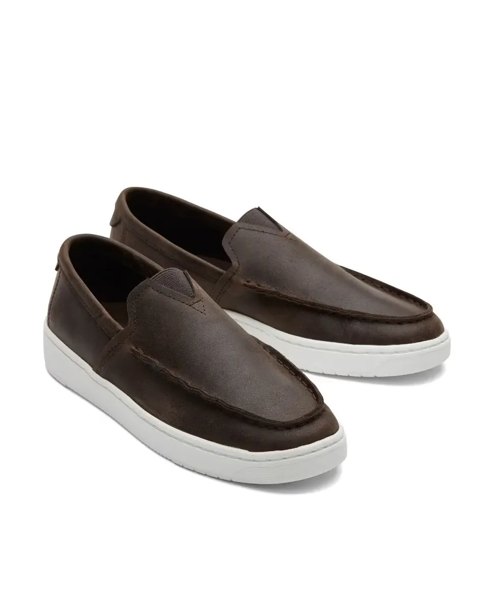 Мужские лоферы Trvl Lite Loafer из замши Toms, темно-коричневый — фото 3
