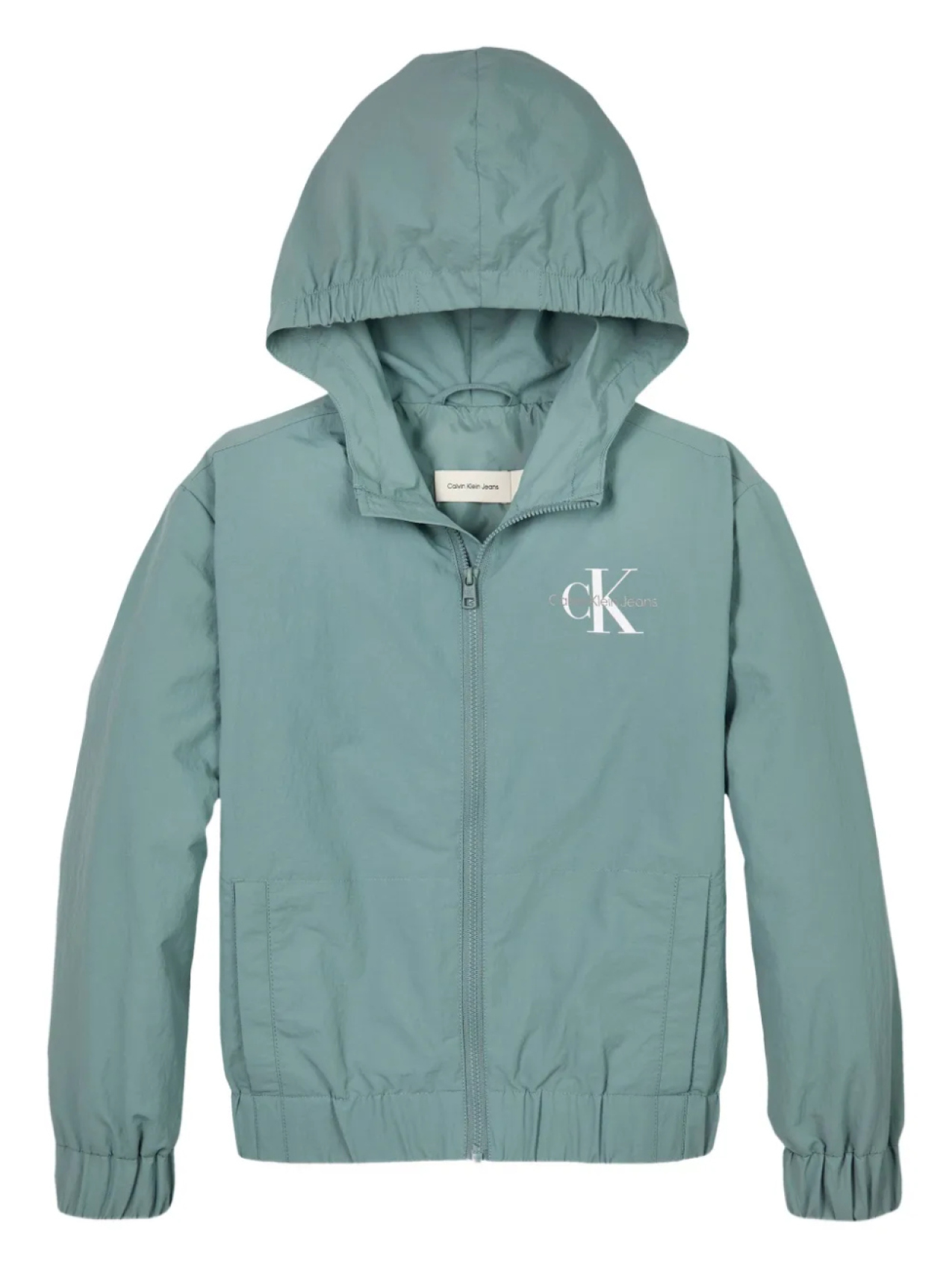 

Calvin Klein Kids куртка с логотипом, зеленый