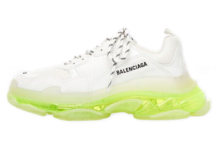 

Balenciaga Triple S Clear Sole Белый флуоресцентный желтый