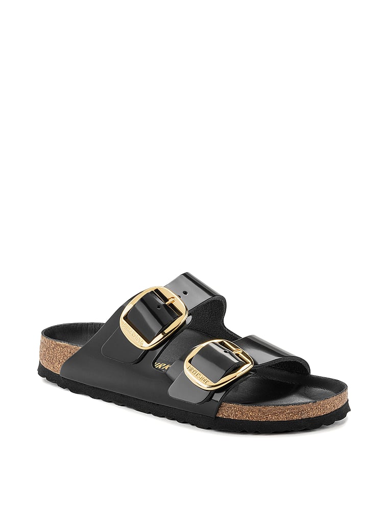 Сандалии Arizona с большой пряжкой Birkenstock, черный