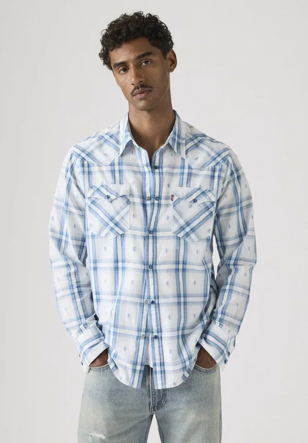 Рубашка Levi's Barstow western standard shirt, Bjorn Geo Stripe Est, мультиколор