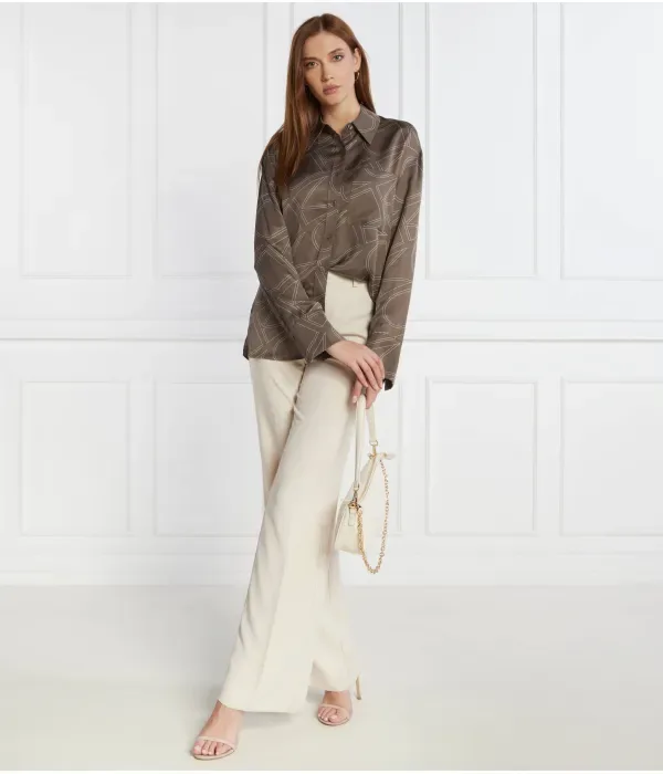 Рубашка regular fit Calvin Klein, коричневый — фото 2