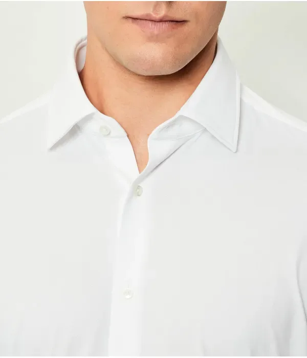 P-Hank-Kent-C1-222 Рубашка slim fit Boss, белый — фото 4