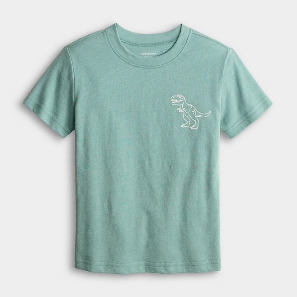 

Футболка Baby & toddler essential graphic Jumping Beans, Teal T Rex