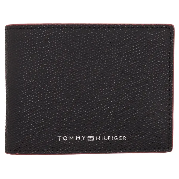 

Кожаный кошелек thruc mini cc Tommy Hilfiger, черный