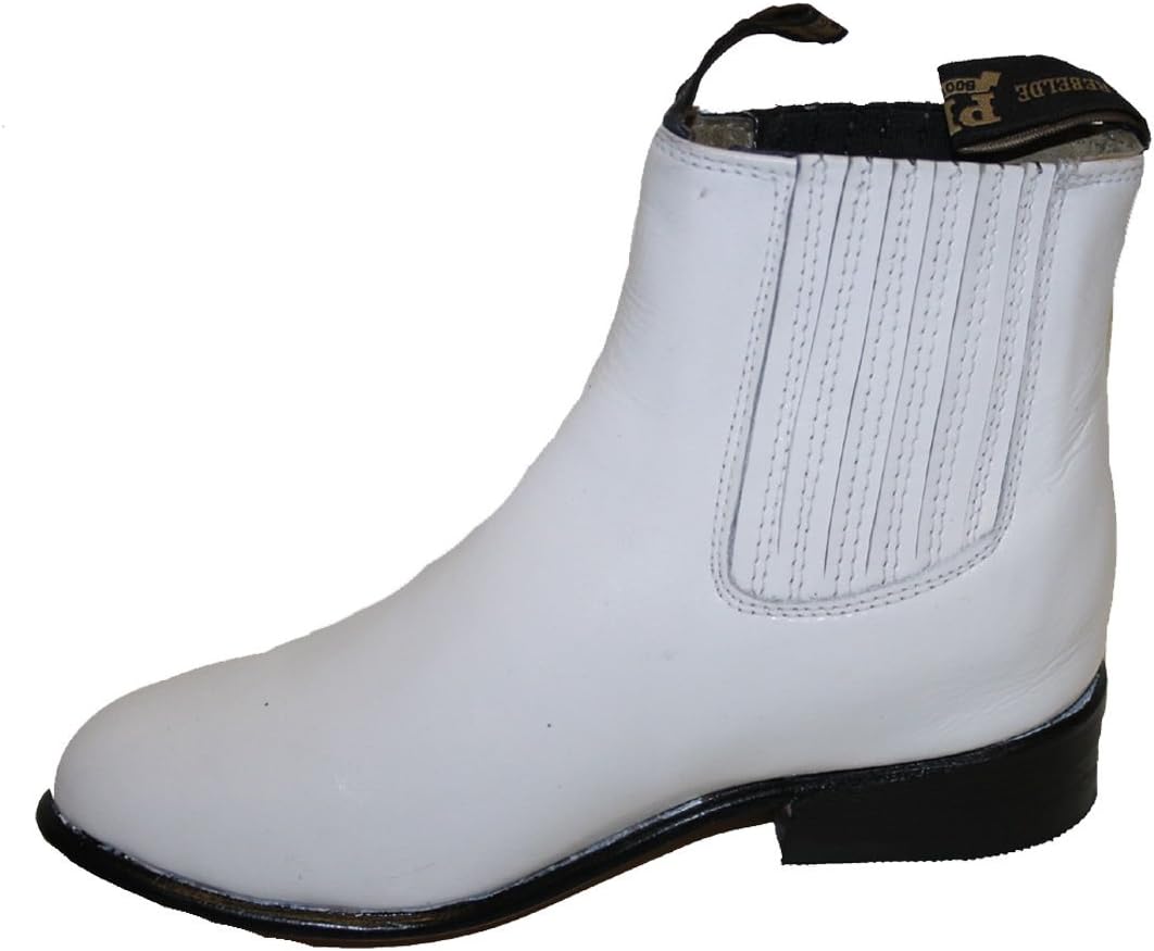 

Детские ковбойские сапоги с острым носком из натуральной кожи Dona Michi, белый