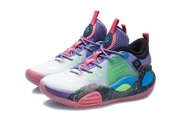 Кроссовки wade all city 9 v1.5 mid Li-Ning, фиолетовый — фото 3