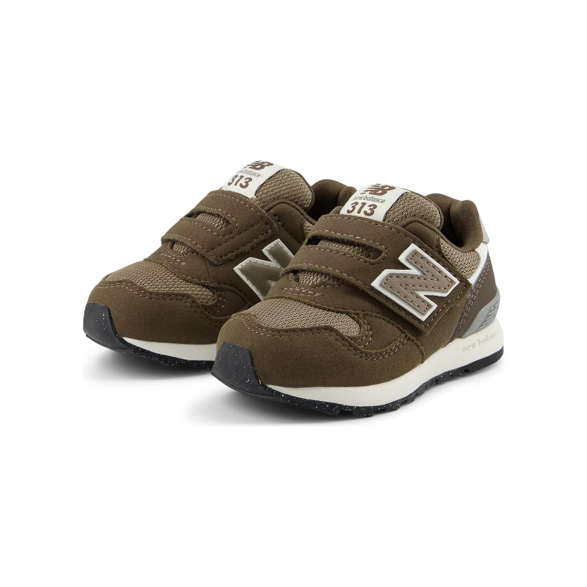 New Balance NB 313 устойчивые к истиранию амортизаторы низкие кроссовки для малышей brown детские — фото 4