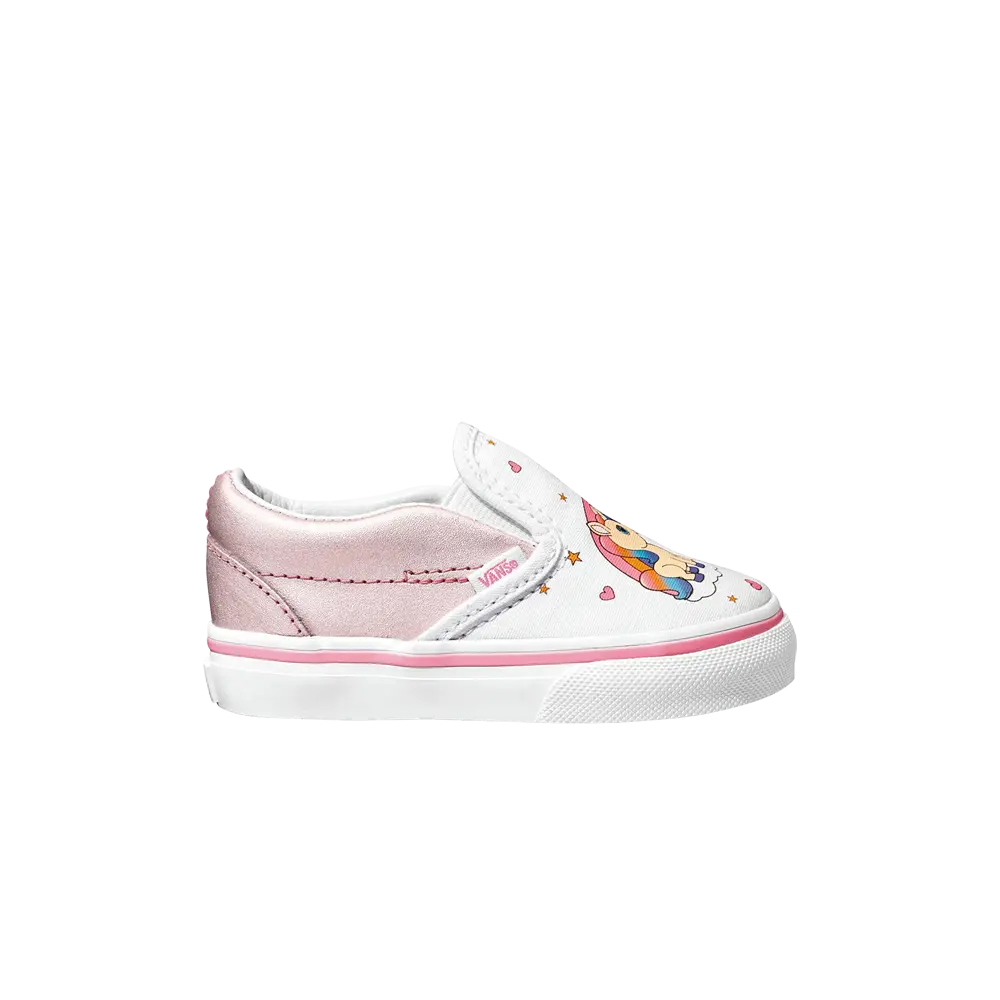 

Классические слипоны для малышей Vans, розовый