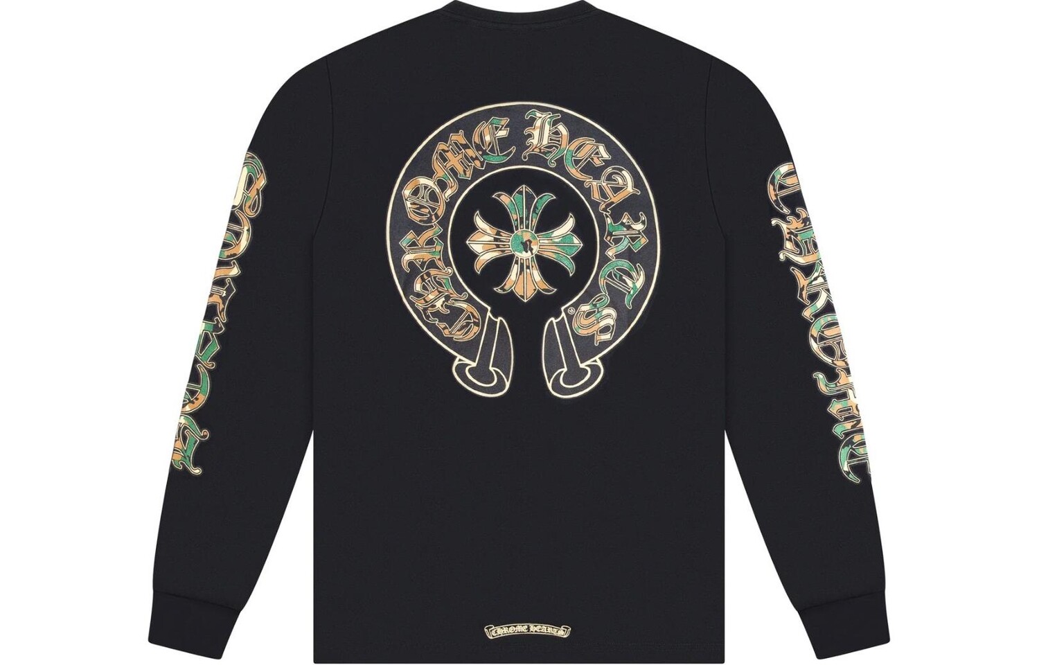 

Футболка унисекс черная Chrome Hearts, черный