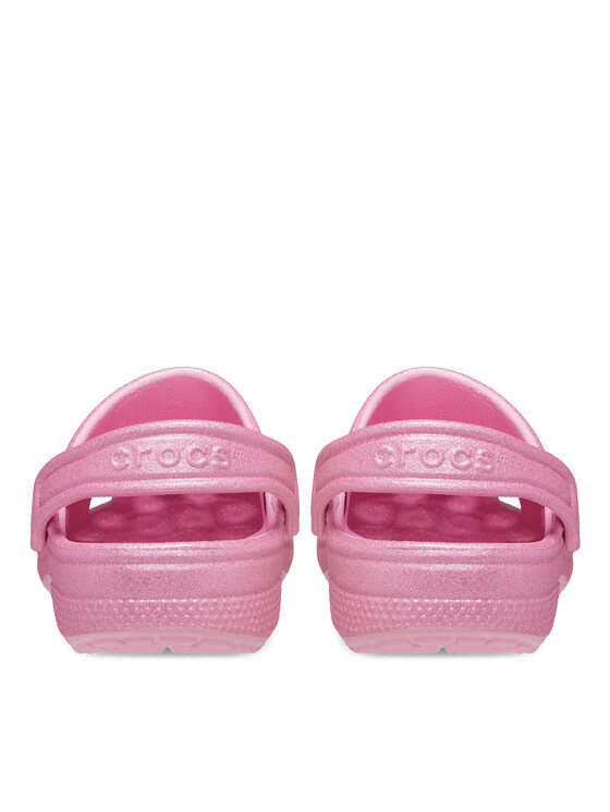 Шлепанцы Classic Glitter Kids Clog T 206992 Crocs, розовый — фото 3
