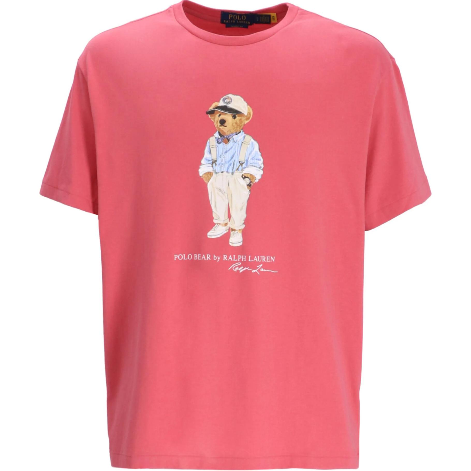 

Футболка Polo Bear из хлопка Polo Ralph Lauren, Raspberry Pink