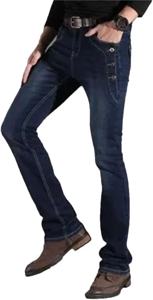Джинсы клеш Vintage Stretch Regular Fit, Jq-1883 Dark Blue