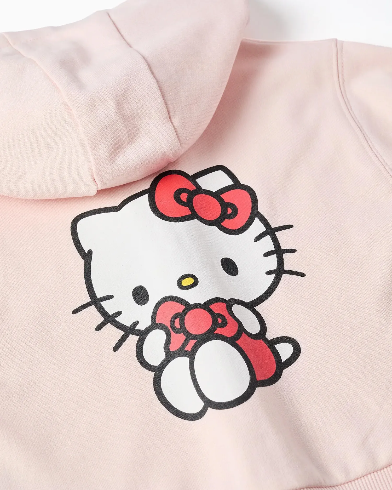 Толстовка для девочки-младенца, 100% хлопок, с принтом Hello Kitty Zippy, розовый — фото 4