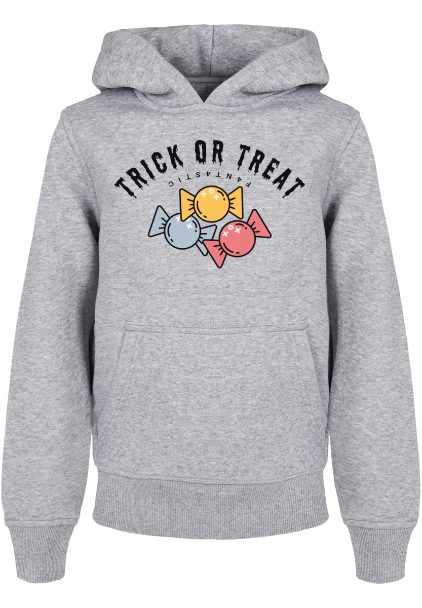 

Толстовка F4NT4STIC "Trick Or Treat Halloween", принт, серый