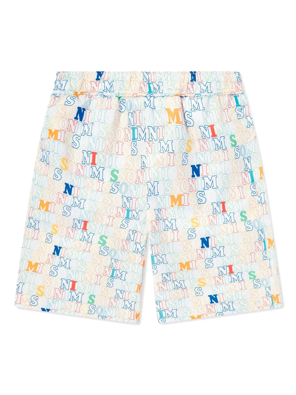 

Плавки-шорты с логотипом Missoni Kids, белый