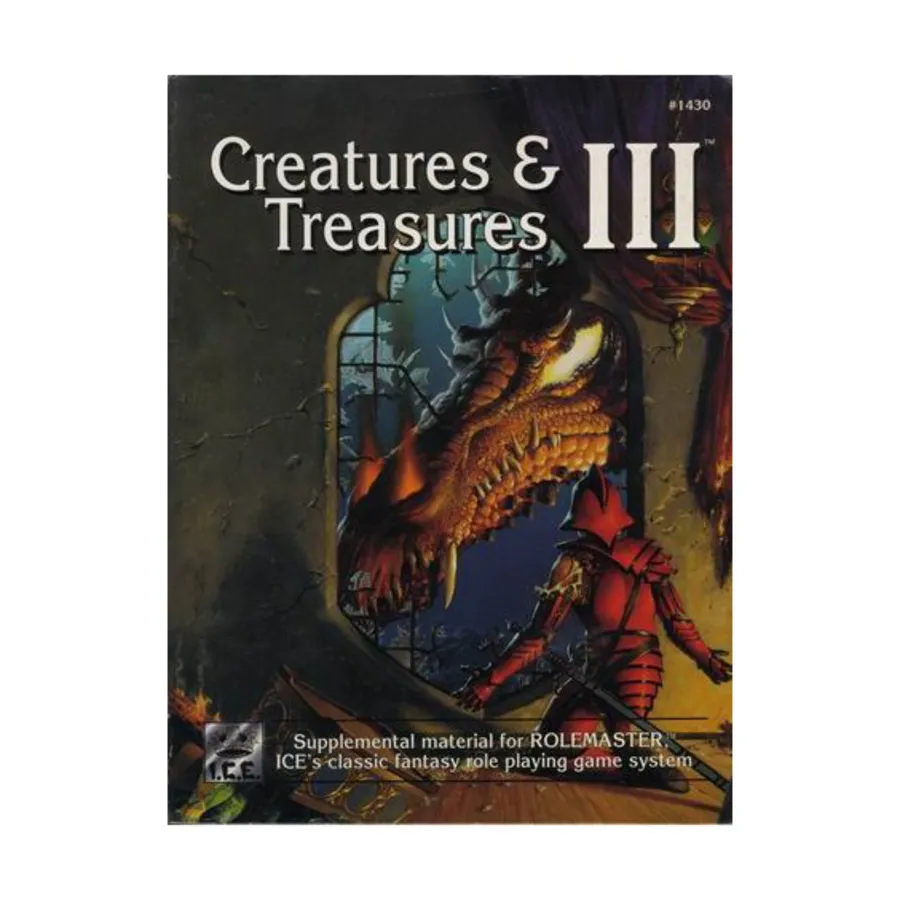 

Creatures & Treasures III, Rolemaster (2nd Edition), мягкая обложка