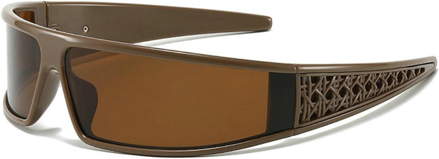 

Солнцезащитные очки Willochra Y2K для женщин и мужчин, модные прямоугольные, для велоспорта, черные, для активного отдыха и спорта, с защитой от ультрафиолета UV400, C3