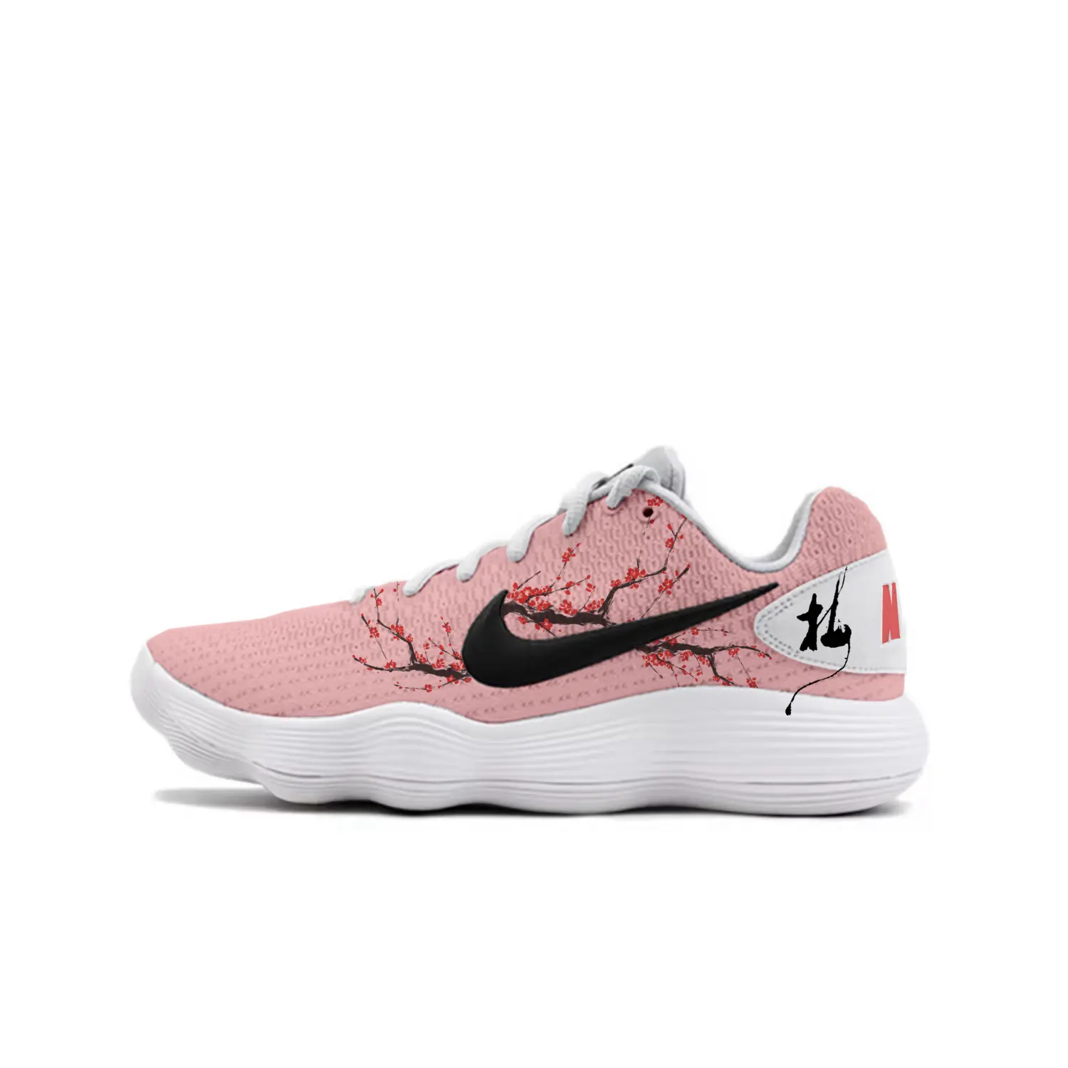 

Nike Баскетбольные кроссовки Hyperdunk 2017 с амортизацией, износостойкие, дышащие, низкие, мужские, розовые