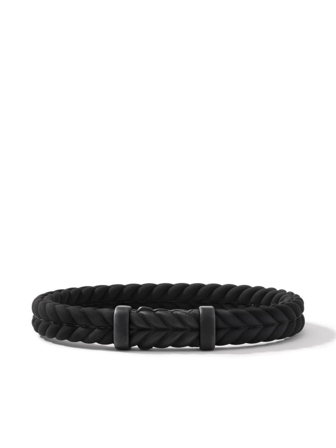 

Плетеный браслет Chevron David Yurman, черный