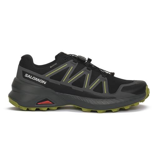 

Кроссовки Salomon Speedcross чёрно-зелёные GORE-TEX 477905