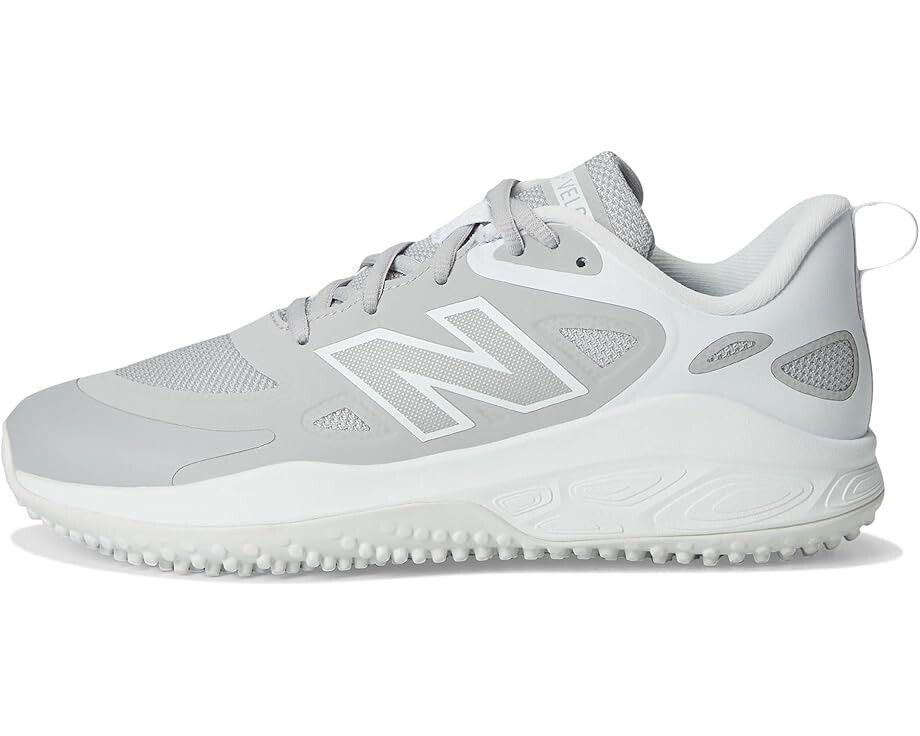 Кроссовки New Balance Fresh Foam Velov4 Turf-Trainer, цвет Rain Cloud/White — фото 4