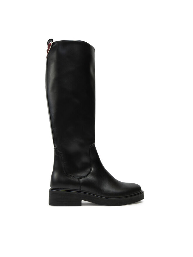 

Сапоги Tommy Hilfiger Premium Leather Long Boot FW0FW08180, черный