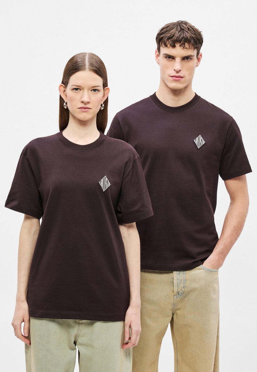 Футболка Lacoste UNISEX Buffle/Brown, Классическая, Коричневая — фото 3