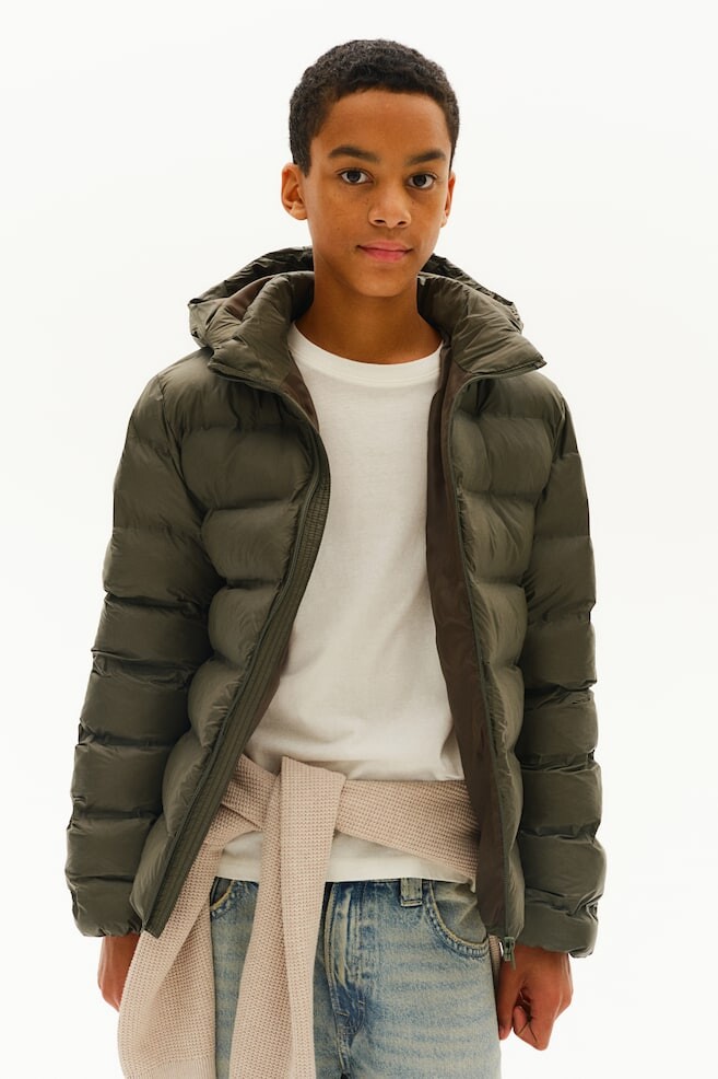 

Легкая утепленная куртка H&M, зеленый