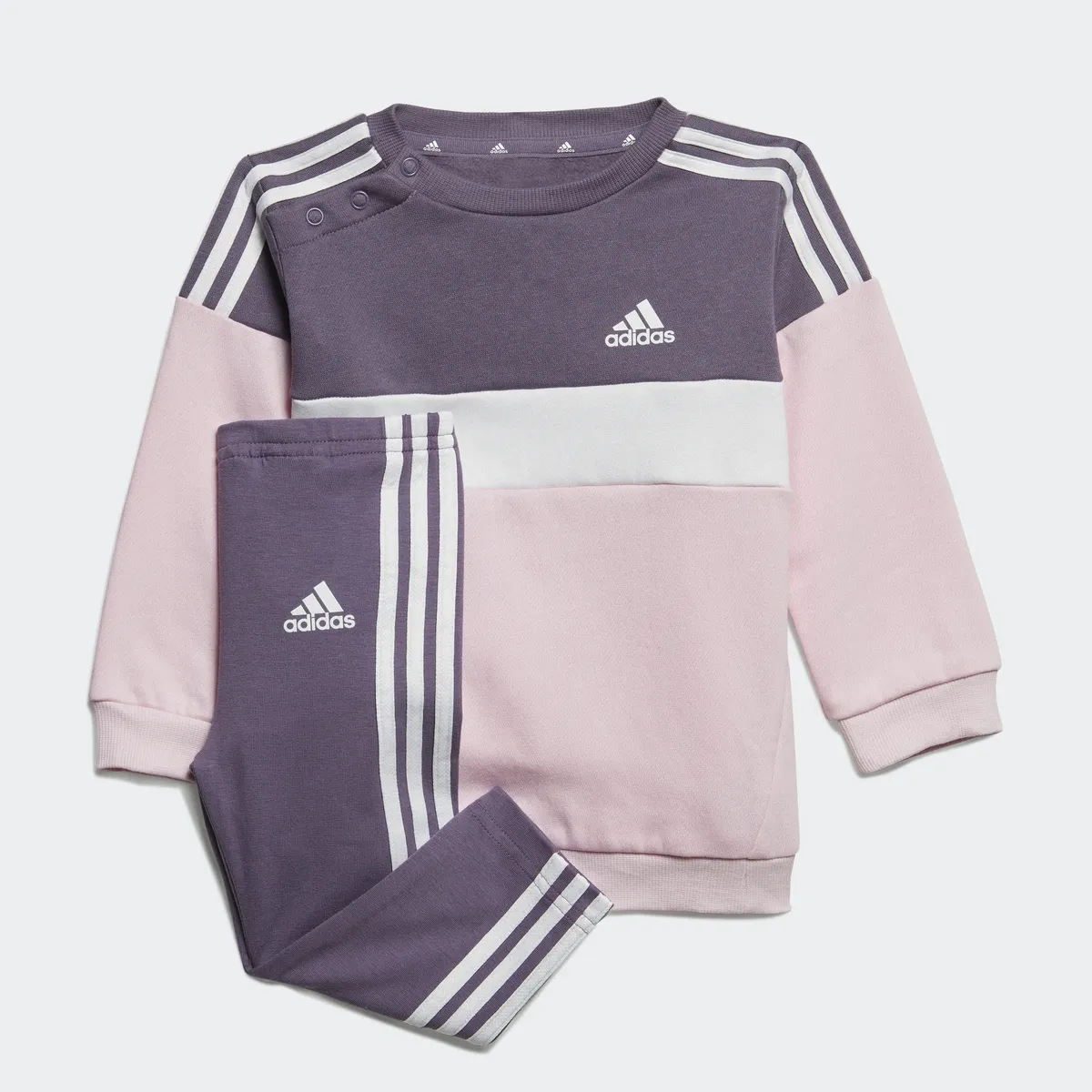 

Спортивный костюм Adidas Sportswear "IG 3S TIB FL TS" (2 шт.), цвет Shadow Violet / White / Clear Pink