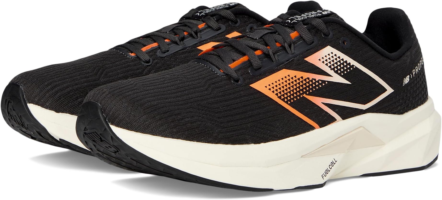 

Кроссовки New Balance FuelCell Propel v5, Black/Hot Mango/Black CementSee Less
