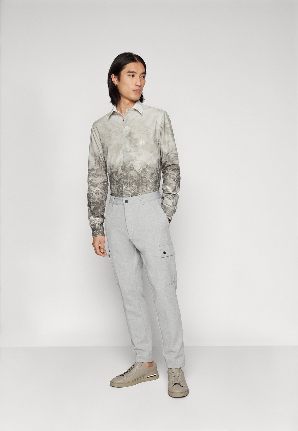 

Рубашка HUILE SHIRT Twisted Tailor, серый