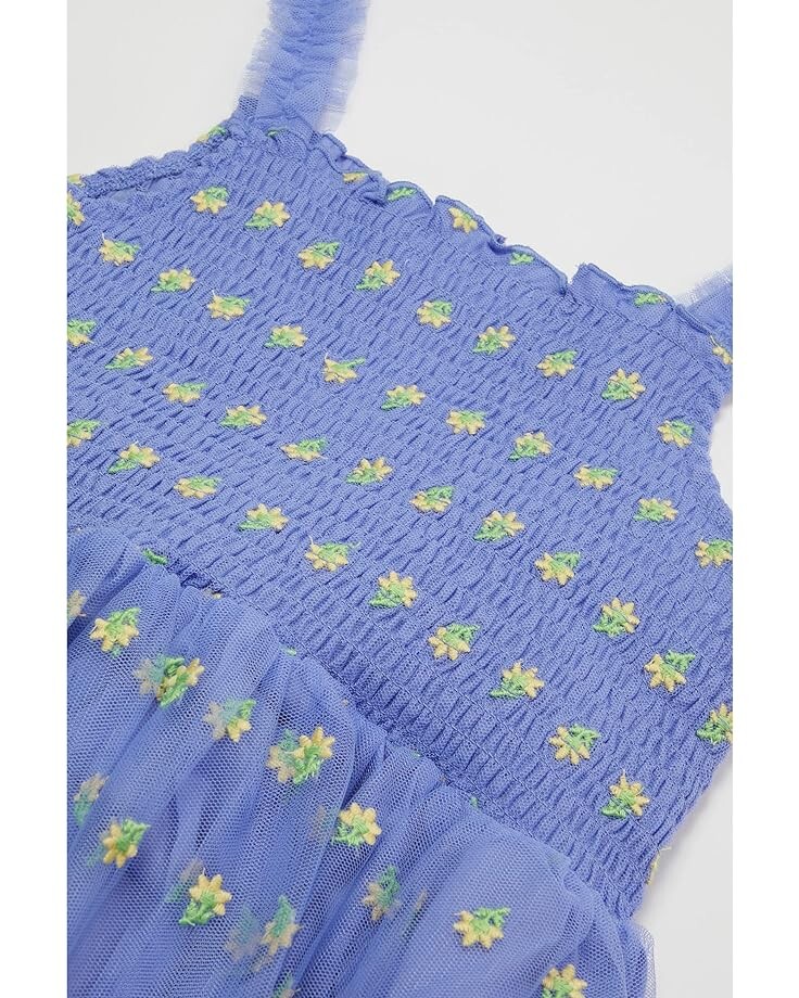 

Платье PEEK All Over Embroidery Dress, фиолетовый
