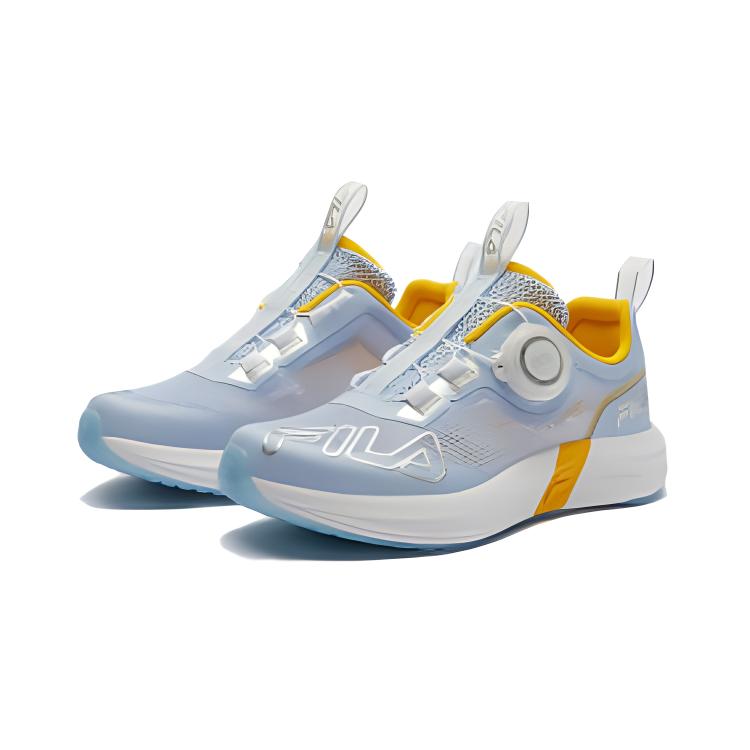 FILA KIDS Детские кроссовки с низким верхом, устойчивые к истиранию, синего, желтого и серого цветов, для детей от 3 до 7 лет — фото 3
