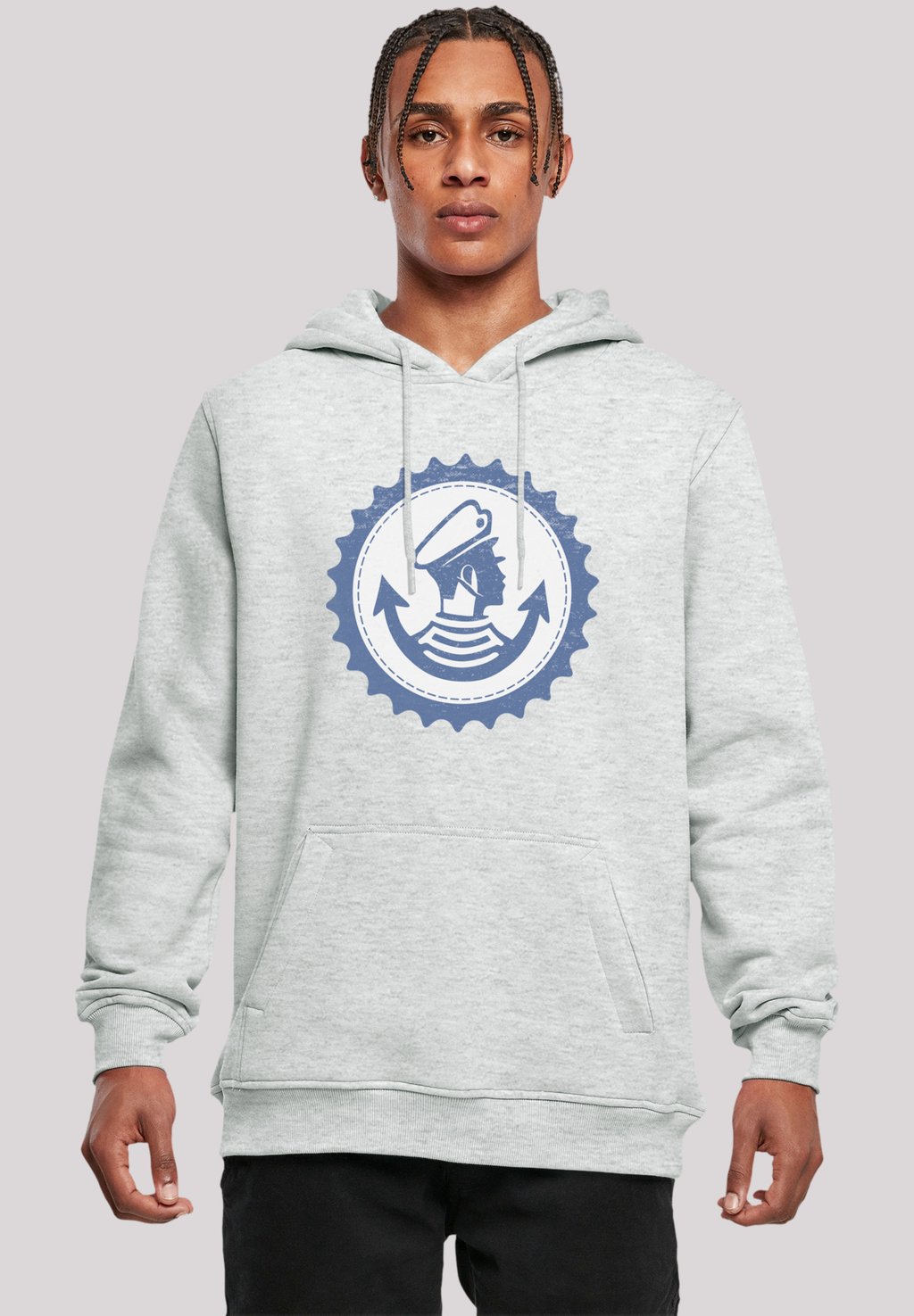 

Толстовка KNUT UND JAN HAMBURG - Hoodie F4NT4STIC, серый