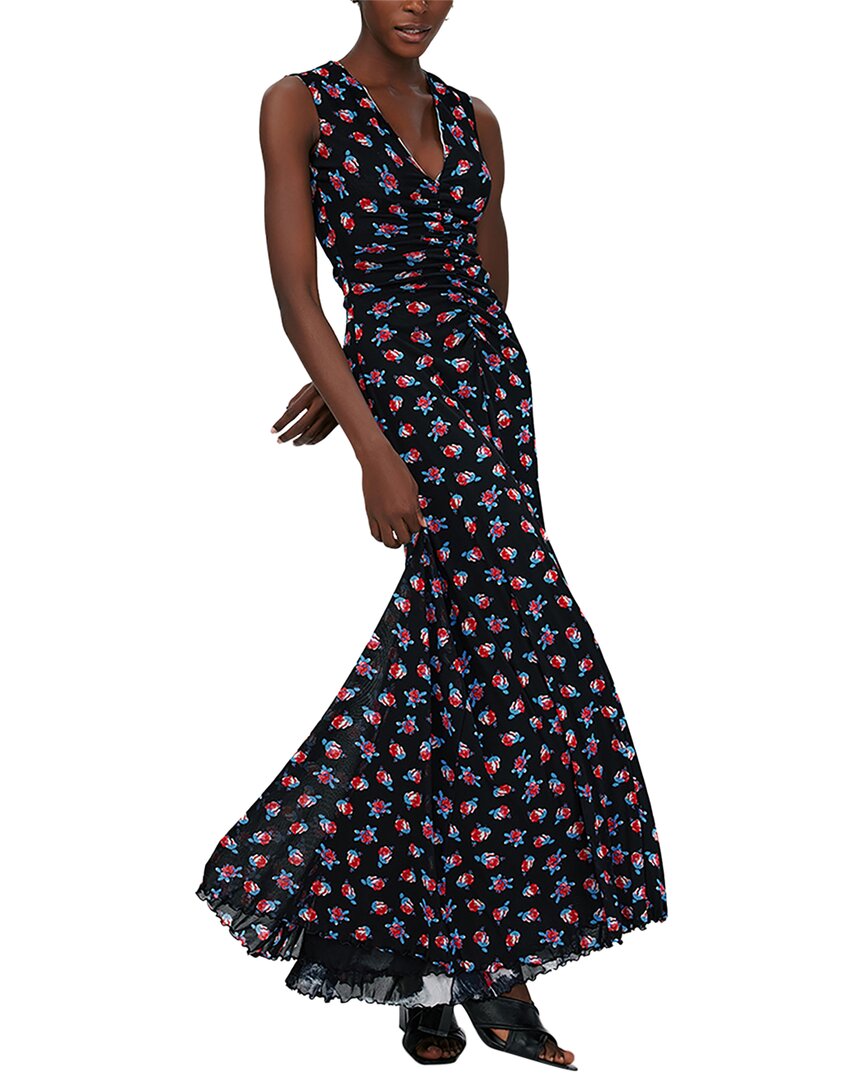 

Платье макси Diane von Furstenberg Solveigh, розовый