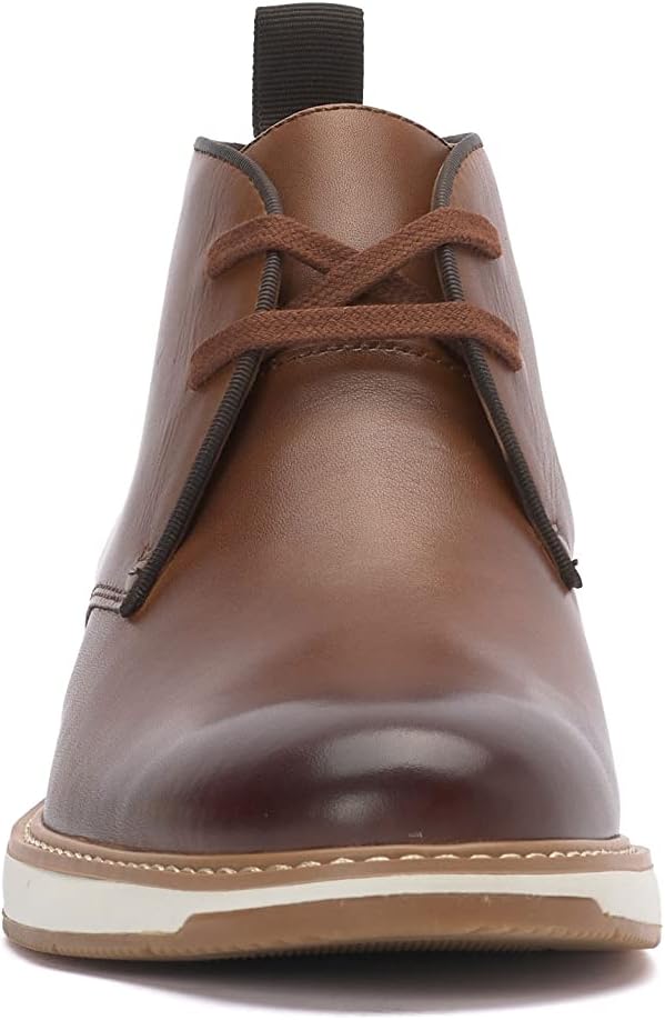 Мужские модные классические ботинки Vince Camuto, Cognac/Mocha — фото 2