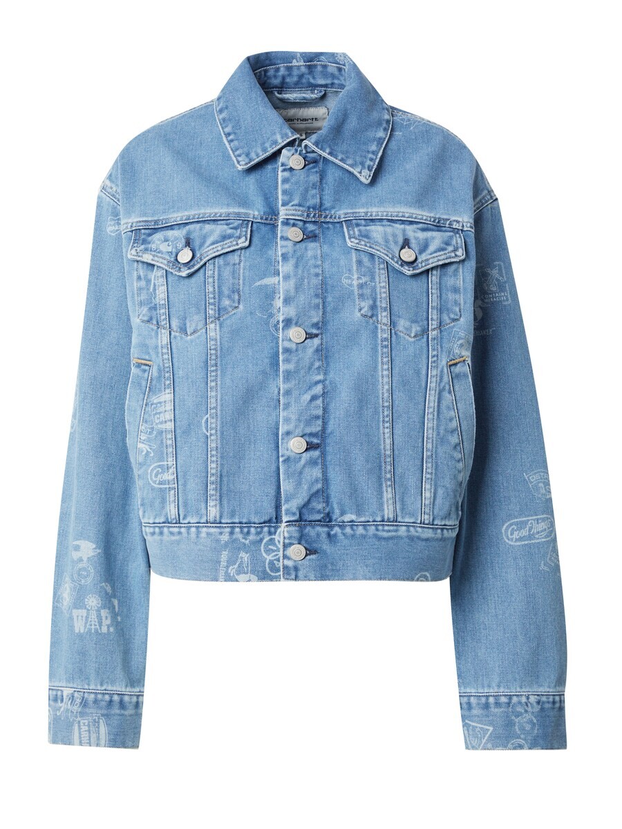 

Куртка Carhartt WIP Between-Season Stamp, синий деним