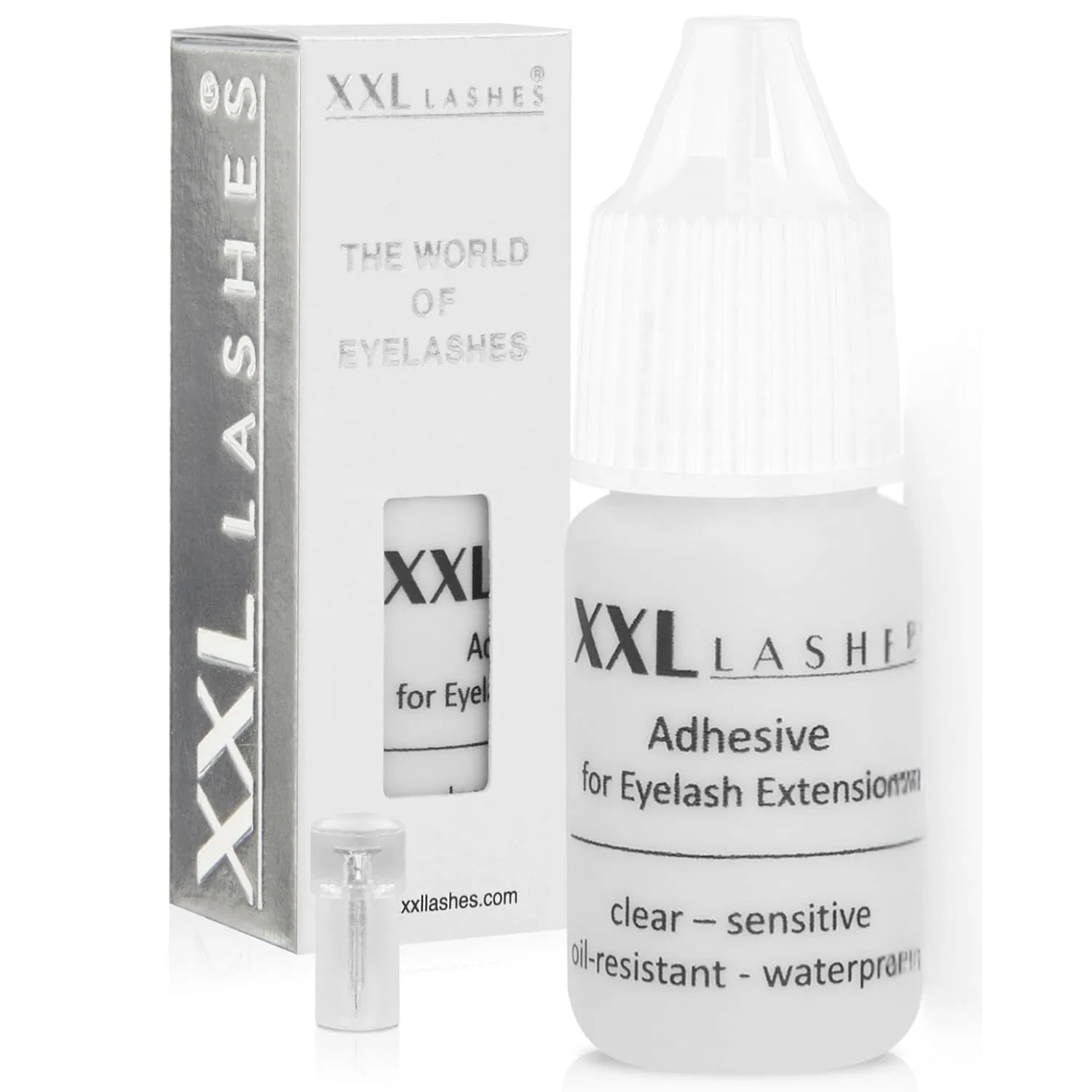 Маслостойкий клей для наращивания ресниц «XXL Lashes Adhesive» (прозрачный) Xxl Lashes, Transparent