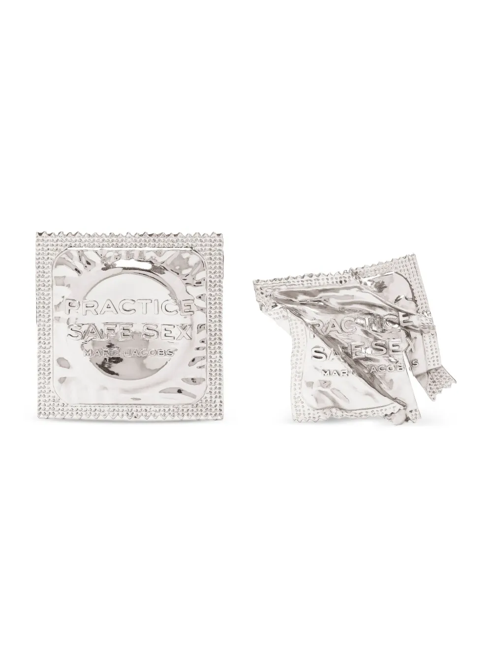 

Серьги квадратной формы Marc Jacobs, серебристый