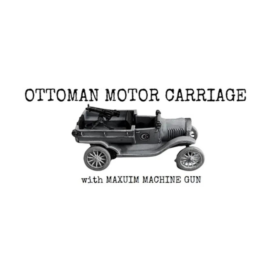 

Моторная повозка Scout Car w/Maxum, WWI Shattered Crown Miniatures - Ottoman (Assorted Scales)