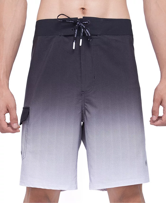 

Мужские плавки для плавания 9" NO Liner Board Shorts быстросохнущие с защитой от солнца SPF 50+ Rokka&Rolla, черный