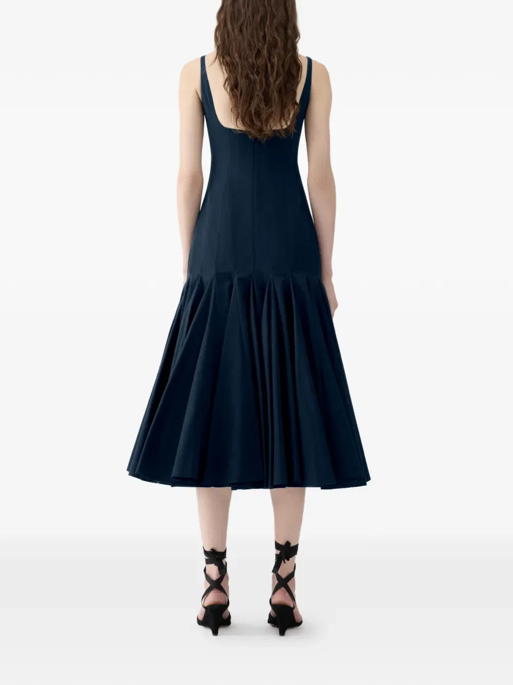 Платье с плиссировкой «Агава» Jacquemus, синий — фото 3