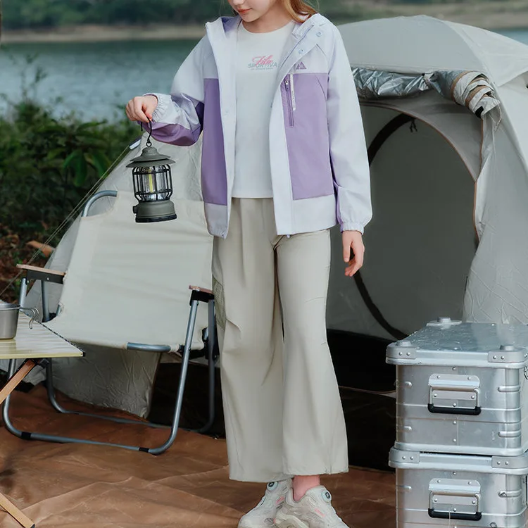 Куртка с капюшоном Moderate FILA KIDS, светло-фиолетовый-pu — фото 3