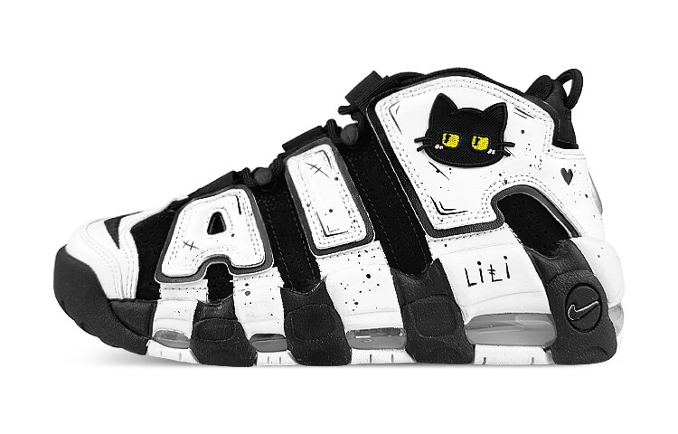 

Кроссовки Nike Air More Uptempo Vintage Basketball Shoes Women's Mid-Top White