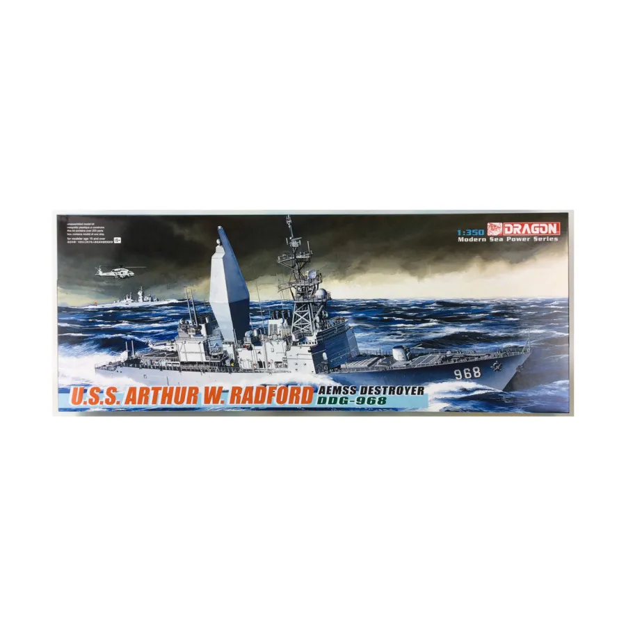 

США Артур Рэдфорд Эсминец AEMSS DDG-968, Dragon Models - Modern Sea Power Series (1:350)