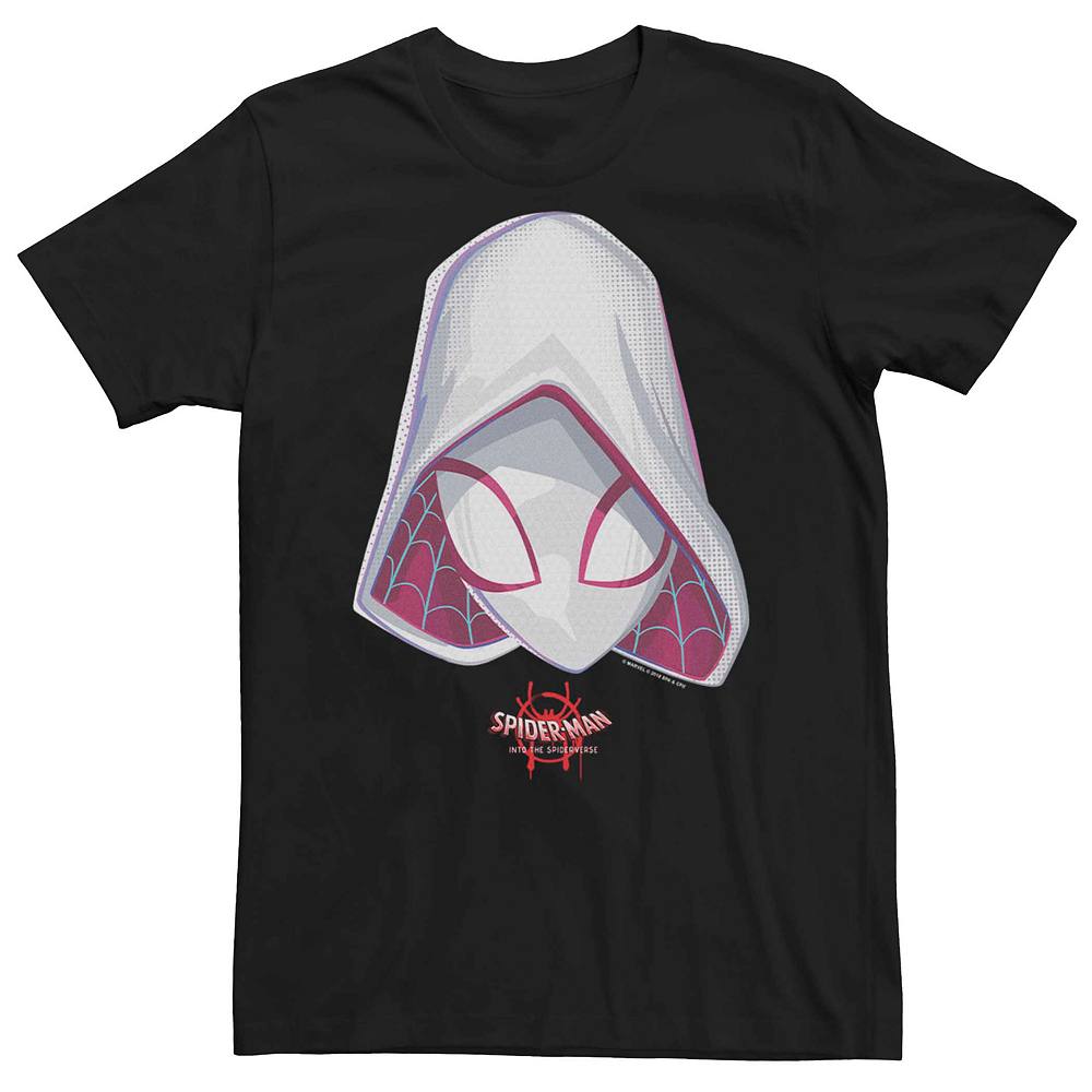 

Мужская футболка с капюшоном Marvel Spider-Man Into The Spiderverse Spider-Gwen Licensed Character, черный